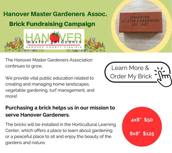 Hanover Master Gardener Brick Fundraiser