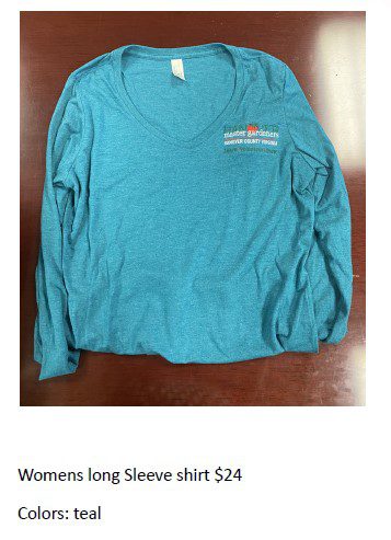 Womens long sleeve tee