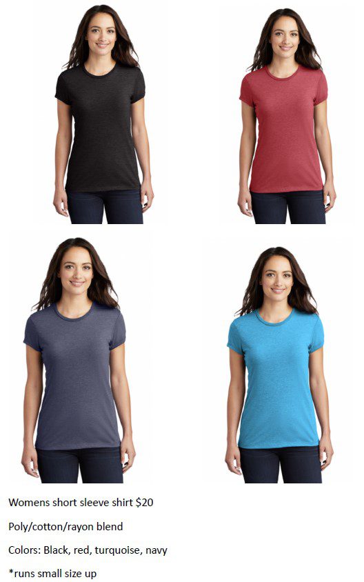 Womens short sleeve tee