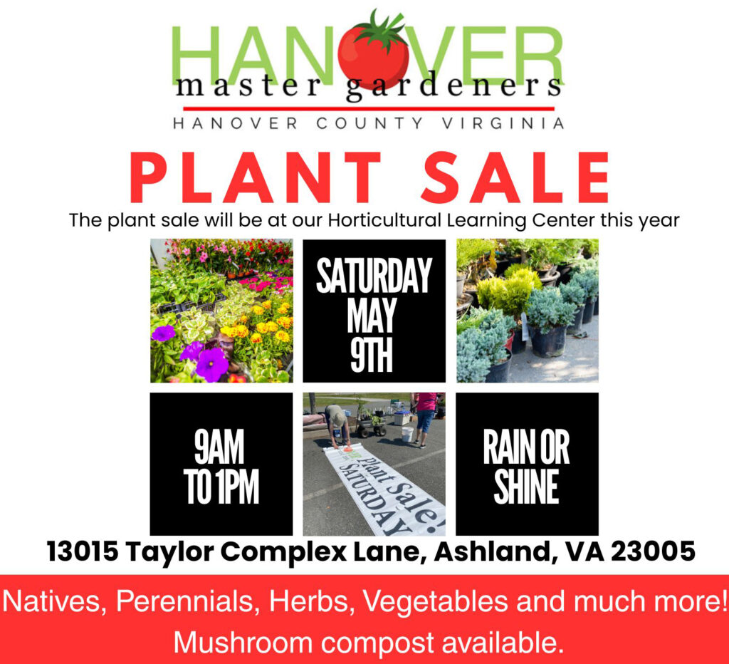 Join us for the 2026 Hanover Master Gardeners Spring Plant Sale