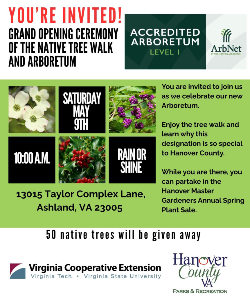 Hanover Arboretum Opening Ceremony